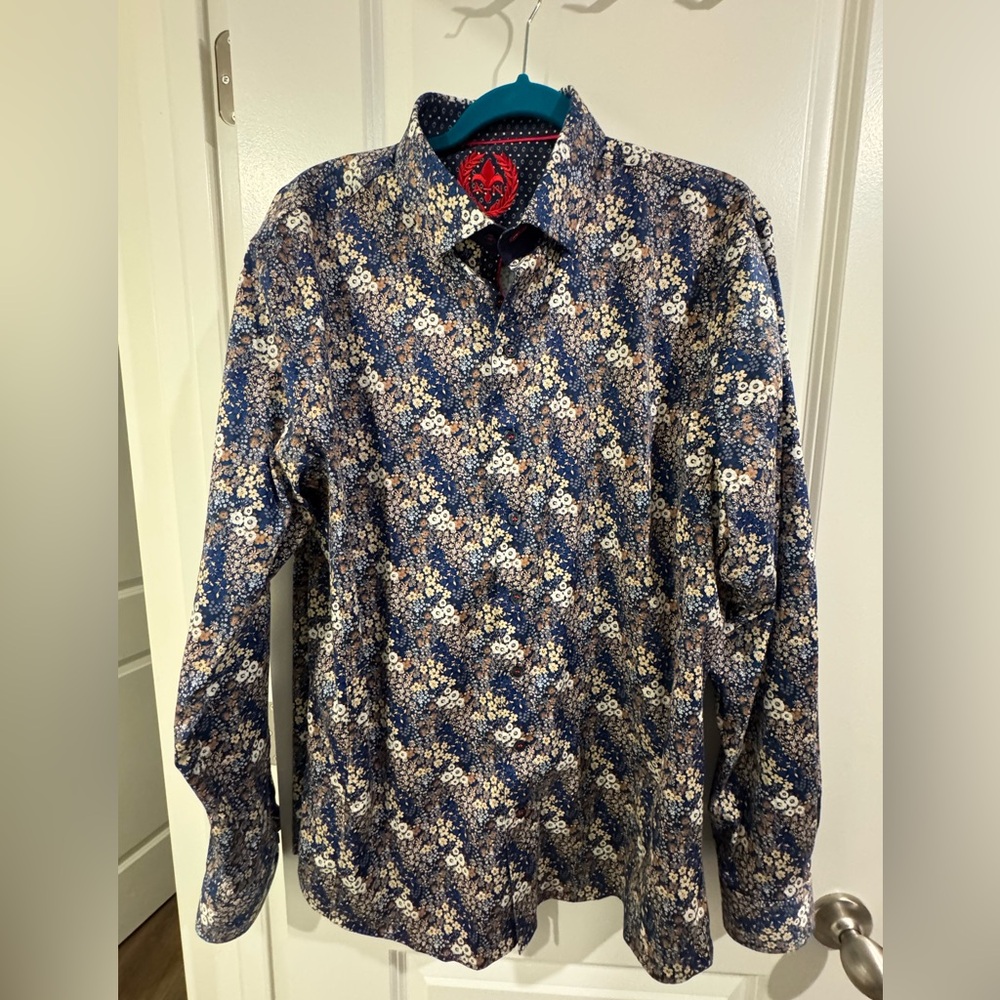 Au Noir Luxury Long Sleeve Stretch Shirt - Picture 2 of 12